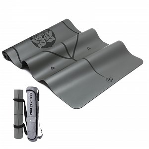 [Hot Item] Rectangular Fitness Mat Vegan PU Yoga Mat Customizable Gym Mat Yoga with Bag