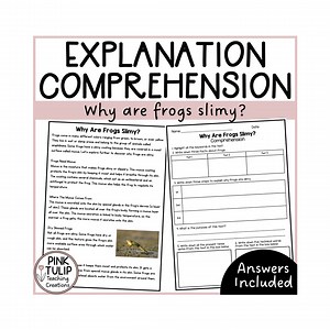 Explanation Text - Why Are Frogs Slimy? - Etsy Australia