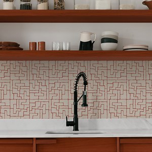 Rustic Farmhouse Kitchen Brick Backsplash Peel and Stick Backsplash Dark Kitchen With Farmhouse Backsplash Design Geometric DIY Backsplash - Etsy Australia