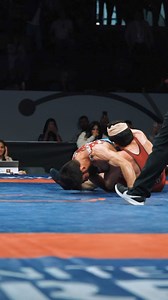 Cherman VALIEV 🇦🇱 knocked off two Olympic bronze medalists—Frank CHAMIZO 🇮🇹 and Soener DEMIRTAS 🇹🇷—en route to earning Albania 🇦🇱 a berth at 74kg to the Paris Olympic Games.#RoadToParis | #WrestleParis | #PathToParis | United World Wrestling
