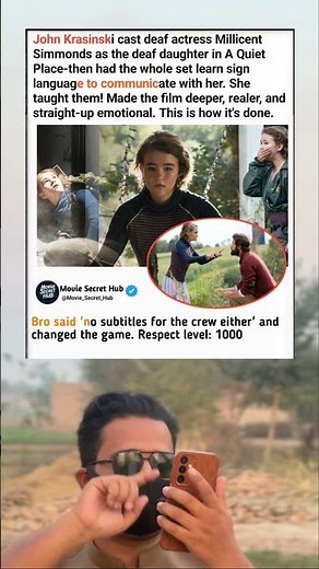 "John Krasinski’s Heartfelt Gesture: Teaching the Cast Sign Language for ‘A Quiet Place’ 💬💖"