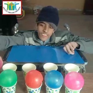 Ball Sorting Challenge!! I administer this activity to enhance fine motor skills, hand-eye coordination, and cognition in children with special needs. By picking and placing colorful balls into matching cups, they develop sensory awareness, color recognition, decision-making, confidence, and independence. Psychologist Zumer Iqbal #BallSorting #FineMotorSkills #HandEyeCoordination #CognitiveDevelopment #SensoryStimulation #ColorRecognition #ConfidenceBuilding #IndependentLearning #eilyacarefounda