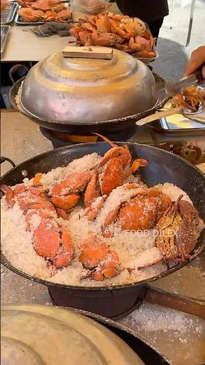 Unique! Salt Baked Crab #shortsvideo