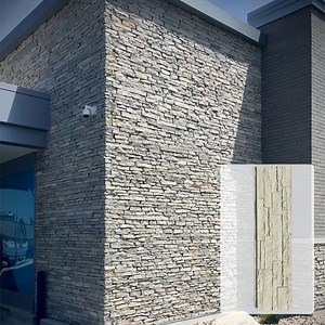 [Hot Item] Construction Material Panel De Pared De Piedra PU Insulation Mushroom Stone Culture Stone Decorative Wall Panel