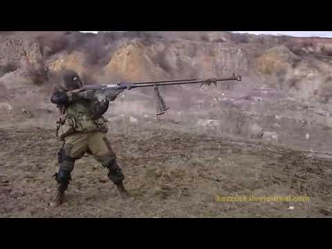 Shoulder Firing a PTRS-41 (Simonov anti-tank rifle) Like a BADASS