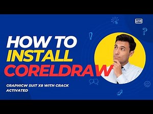 How to install CorelDraw Graphics Suit X8 with crack activated #coreldraw #coreldrawtutorial
