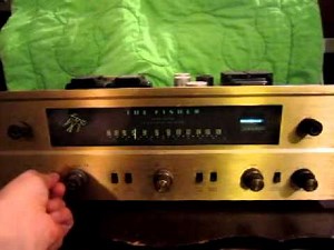 Fisher 500B am fm stereo 7591 tube receiver tuner amp 008.MOV