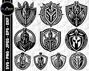 Warrior Shield Vector Bundle, Soldier Clipart (svg, Png, Jpg, Eps, Dxf) - Etsy