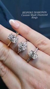 Design your own Diamond Ring here with Bespoke- 🌟Select your Metal 🍀Create your Design 💎Choose your Diamond 💍Then our talented Goldsmiths work their magic! . . . . . #bespokediamonds #madeinireland #diamondring #engagementring #ovaldiamond #bespoke #bespokedesign #handmade | Bespoke Diamonds Jewellers