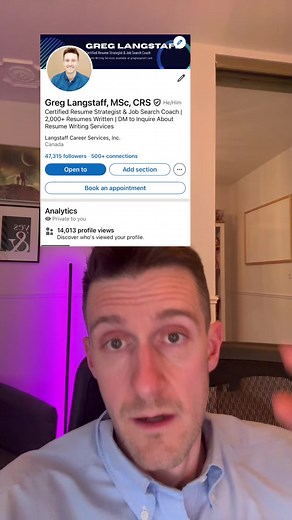 My profile is a pretty popular destination on LinkedIn so it needs to be ship shape. Is your LinkedIn profile ready for visitors??? #linkedin #career #jobsearch #learnontiktok