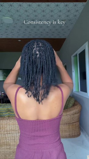 Mini Braids on Natural Hair: Trust the Process
