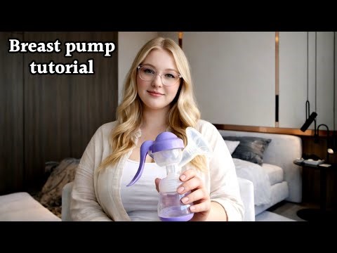 How to Use a Manual Breast Pump | Simple Breast Pump Tutorial | ‪@BreastPump-T‬