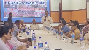 37 reactions | On the Political Convention of Manipur crisis, Shri Keisham Megachandra, Hon'ble President Manipur PCC delivered his valuable speech related to Manipur Violence. | Indian National Congress - Manipur | Facebook