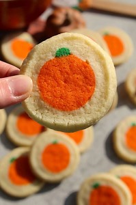 Let this be your sign 🎃 Find the recipe for my Copycat Pillsbury Slice & Bake Cookies on my website 🤎 https://thesqueakymixer.com/copycat-pillsbury-pumpkin-sugar-cookies/ | The Squeaky Mixer
