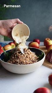 Supersize your salads this summer with this sensational JAZZ apple, chicken and pearled spelt salad! Simple to prepare and even easier to devour! #itsjazztime | JAZZ Apple