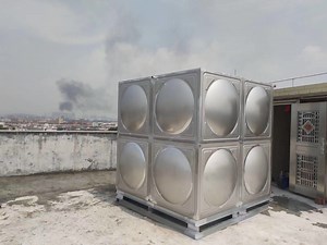 [Hot Item] 1500 Gallon Ss 304 Water Tank Rectangle Stainless Steel Drinking Water Storage Tanks for Vietnam Singapore