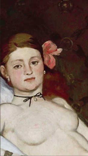 Olympia. Edouard Manet's painting. Modern art history.