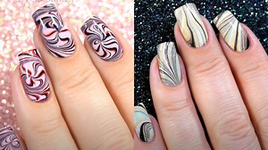 441K views · 2.1K reactions | Water marble nails are so beautiful!  | Sveta Sanders | Facebook
