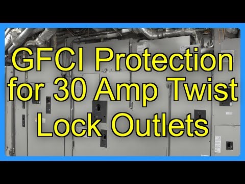 GFCI Protection for 30 Amp Twist Lock Outlets