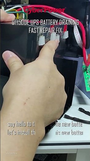 CyberPower UT1500E - Repair/Replacing UPS Battery