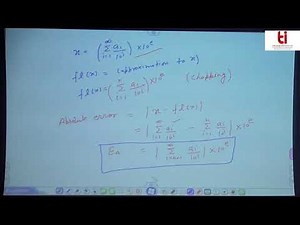 Error bounds due to chopping and rounding