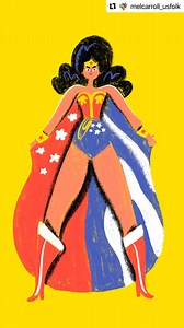 28K views · 512 reactions | Cool animation by Melvin Carroll #spin #wonderwoman #art | Wonder Woman Everything Fans | Facebook