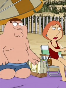 Ah, summer lovin’. Now streaming: #FamilyGuy on Hulu on Disney . | Family Guy
