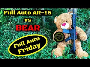 Full Auto AR-15 vs Bear (Full Auto Friday)
