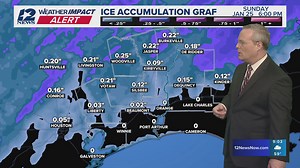 Patrick Vaughn gives the latest forecast on the ice storm heading to Southeast Texas