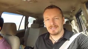 Driving on the Beach in Sumatra