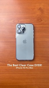 So sleek! 🔥 The best clear phone case for your iPhone 15 Pro Max. #mojoskins #iphonecase #phonecase #clearcase #iphoneclearcase | MojoSkins