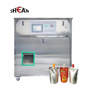 [Hot Item] Automatic Spout Pouch Doypack Liquid Filling Sealing Machine Juice Jelly Bag Filling Machine