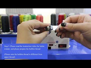 How to prepare HAULiAUMA Machine with bobbin (prepare2)