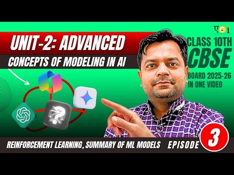 Reinforcement Learning | ML Models | Unit 2 Advance Concepts of Modeling in AI | Class 10 AI