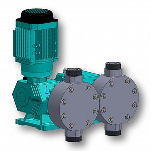 [Hot Item] Dosence 2 Pump Heads PVC PVDF Mechanical Diaphragm Metering Pump Industrial Environmental Protection Water Treatment Acid-Base Dosing Agent