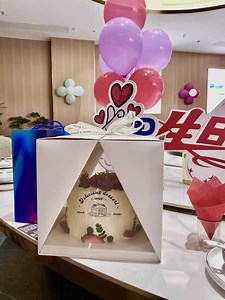 [Hot Item] 6 Inch Paper Cake Packing Box with Window