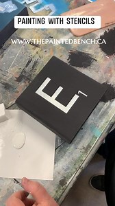 Painting with Stencils | The Painted Bench | Facebook