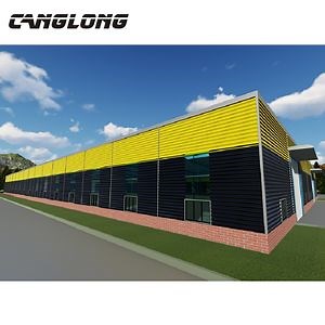 [Hot Item] China Customized Construction Portal Frame Metal Shed Easy Installation Hot Selling Prefabricated Steel Structure Warehouse