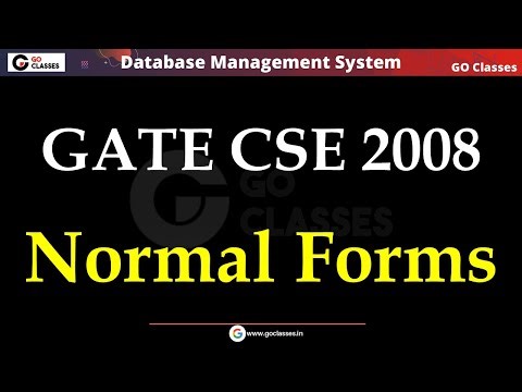 GATE CSE 2008 - Normal Forms Question | 2NF, 3NF, BCNF - Library Database | UGC NET 2014 | DBMS