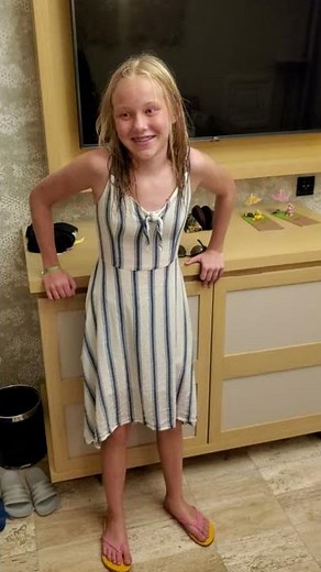 Oops, fell in the pool