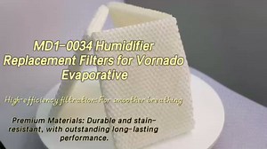 EAORBD MD1-0034 Humidifier Replacement Filters for Vornado Evaporative Humidifier Evap40, Evap2, EV3, EV100, EV200, EVDC300, EVDC500, EVDC505 (Not for Evap3), 2-Pack