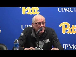Jim Boeheim Postgame at Pittsburgh