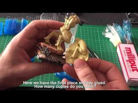 Two Sides Mold with Blue Stuff