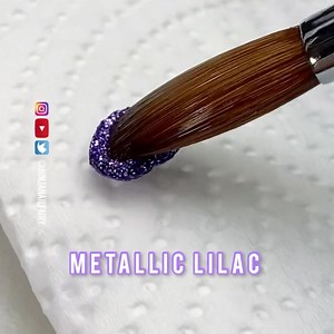 Let’s Swatch Metallic Lilac 💜⭐️💅🏼 this is such a gorgeous glitter acrylic nail powder #acrylicpowder #nailart #nailswatches #Nailglam | Glitter Planet