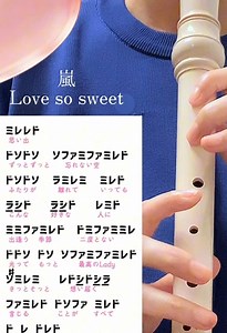 #嵐 #アルトリコーダー #lovesosweet