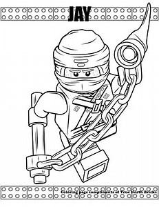 Djay Ninjago Coloring Page
