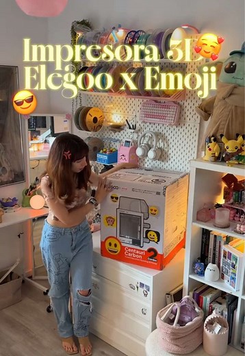 Impresora 3D Elegoo X emoji Centauri Carbon 2 — prueba y ideas de emojis