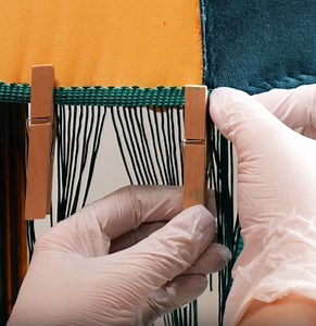 A simple table lamp transformed to a beautiful art work! | Nice Advice | Facebook