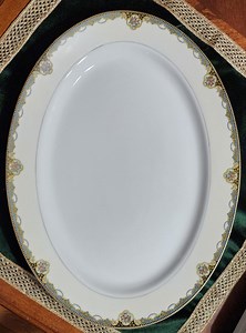 Vintage Noritake Porzellan Servierplatte Kirschblüte mit Goldrand - Etsy.de