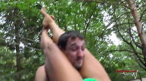 Headscissors in mixed wrestling